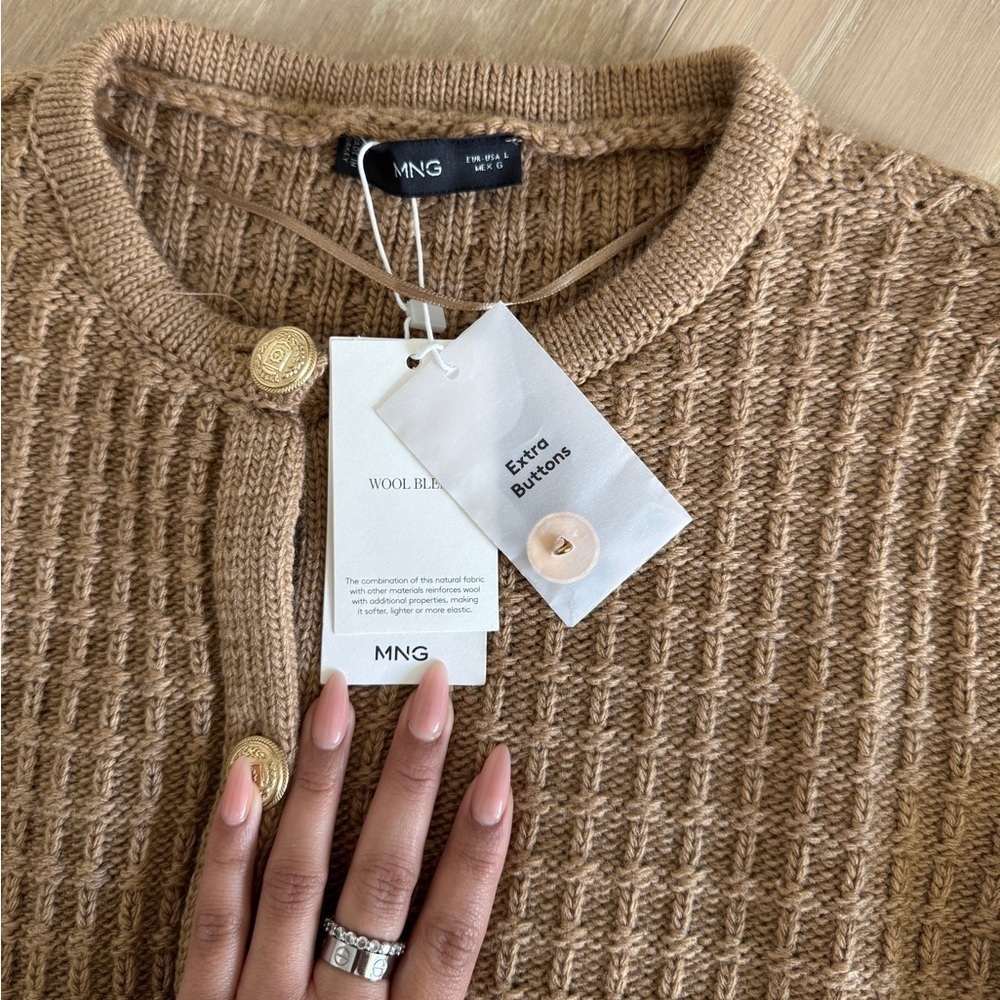 Mango Wool Blend Cardigan - Picture 3 of 5